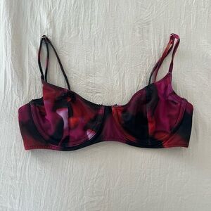 White Fox Boutique Pink Flame Crop Top